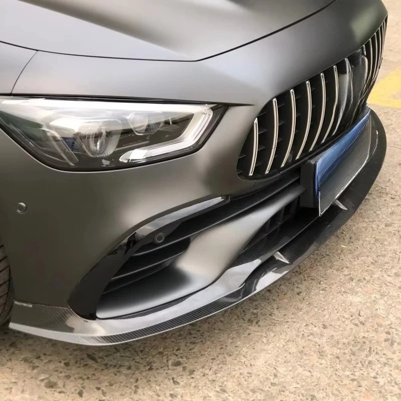 Dry Carbon Fiber Front Lip PK Style Front Bumper Lip Body Kit for  GT50 Upgrade